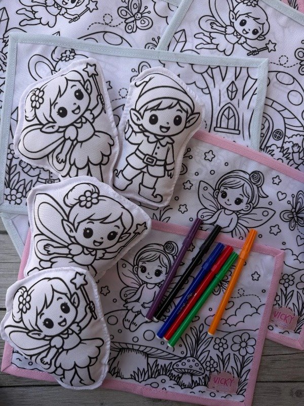 Producto - Mantel y almohadón para colorear - 3