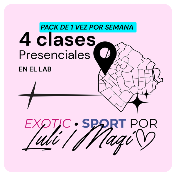 Producto - 4 clases PRESENCIALES