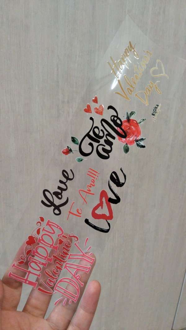 Producto - UV Tiras 8x28cm Love #4