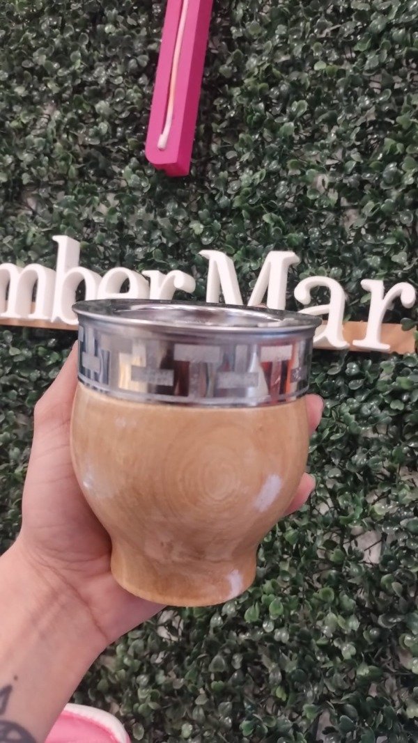Producto - Mate Imperial Madera Lustrada Algarrobo 2