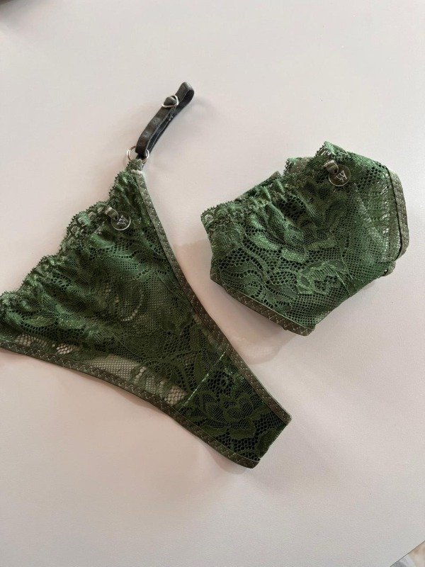 Producto - Colaless de puntilla Verde