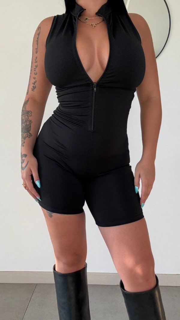 Catsuit lovely zip biker — imagen 3