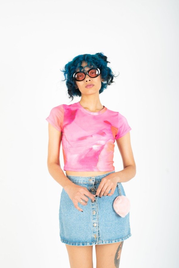 Producto - Baby tee Acid Pink