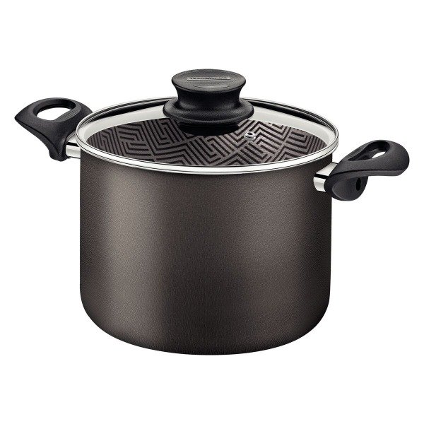 Producto - Olla alta 28cm 11.8L tapa vidrio Tramontina Paris 28530/628 - 1