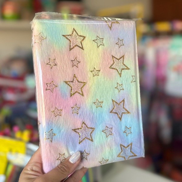 Producto - Cuaderno Fantasía Peluche Estrellas x80 Hojas 7849 - 1