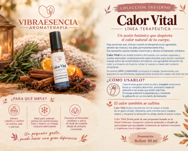 Producto - CALOR VITAL Aceite botánico para extremidades frías - 0
