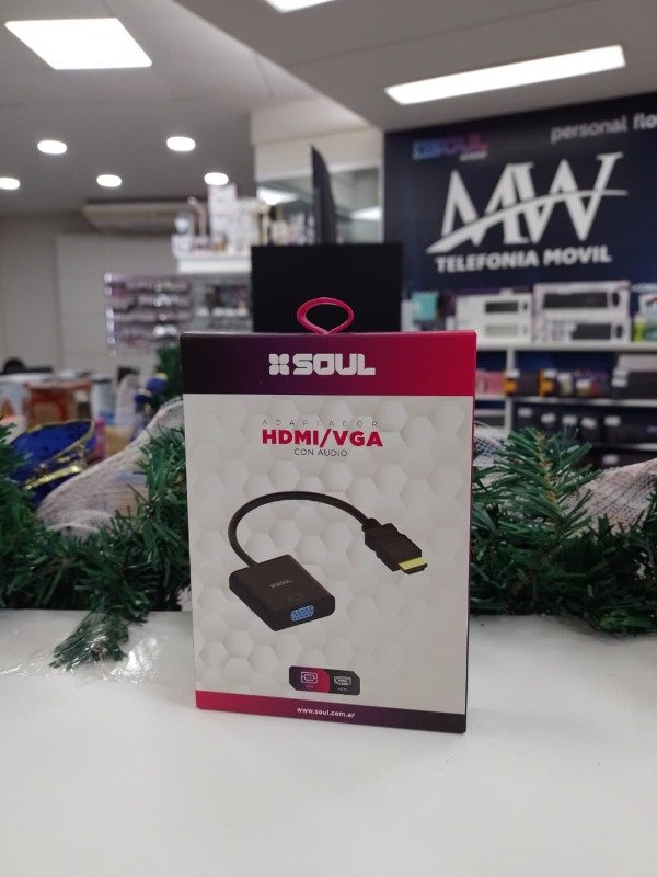 Producto - Adaptador HDMI a VGA con Audio Soul ADAP-S05