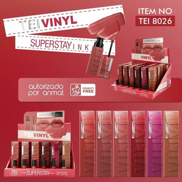 Producto - Labiales Dupe Vinyl TEI x1