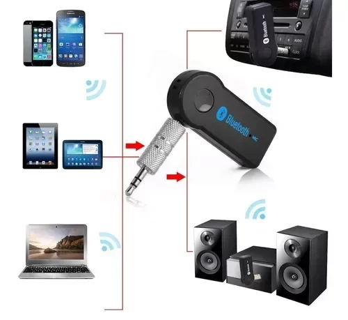 Producto - Receptor Bluetooth Con Bateria Miniplug 3.5mm Estereo