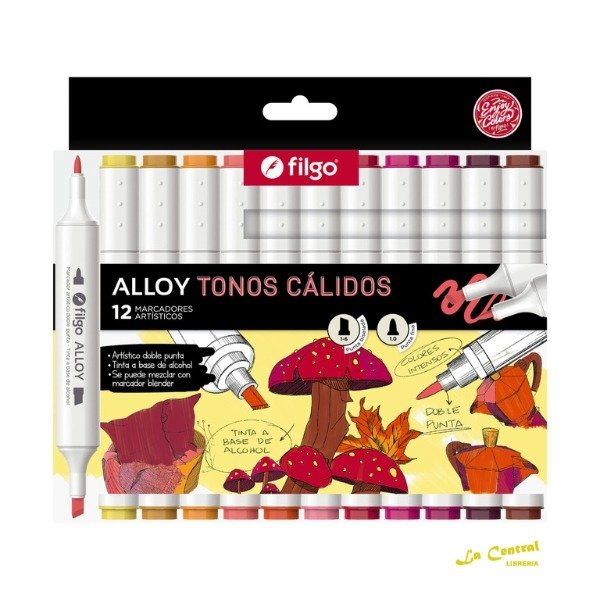 Producto - Marcadores Alloy, doble punta, Filgo - 0