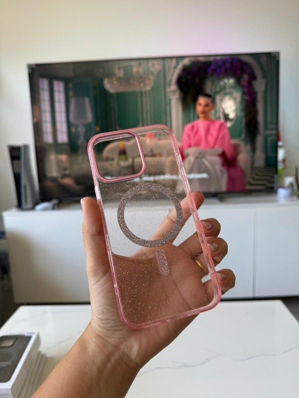 Producto - Funda Magsafe con Glitter Rosita