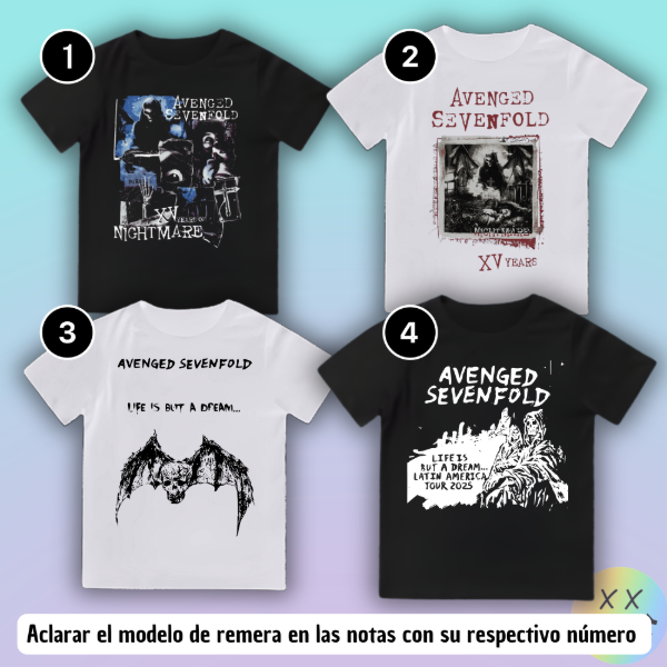 Producto - Baby Tee Avenged Sevenfold #1