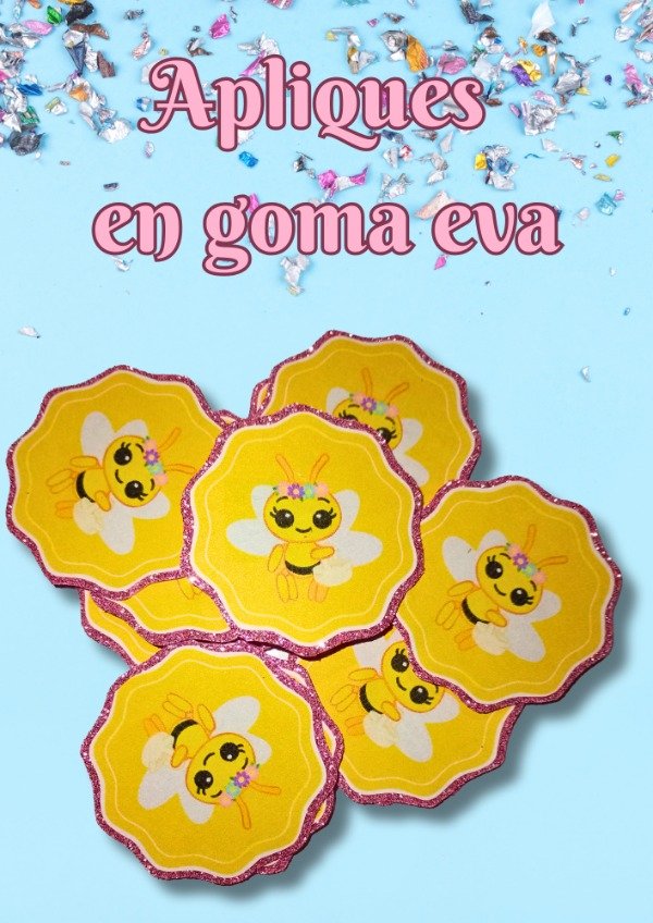 Producto - Apliques- abejita chiquitita