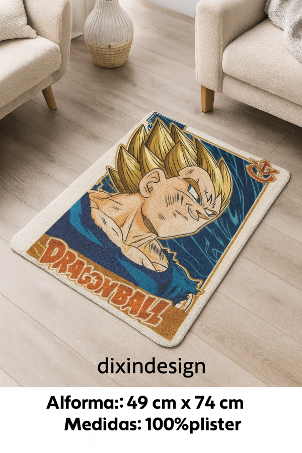 Producto - Alfombra Saiyan Power - Vegeta Edition + Regalo