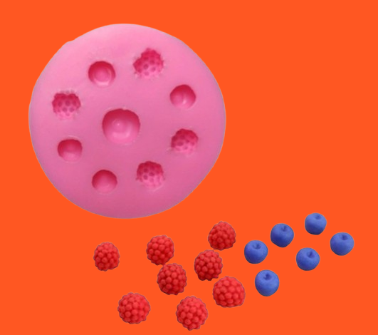 Producto - Molde Silicona Arandanos y Frambuesas