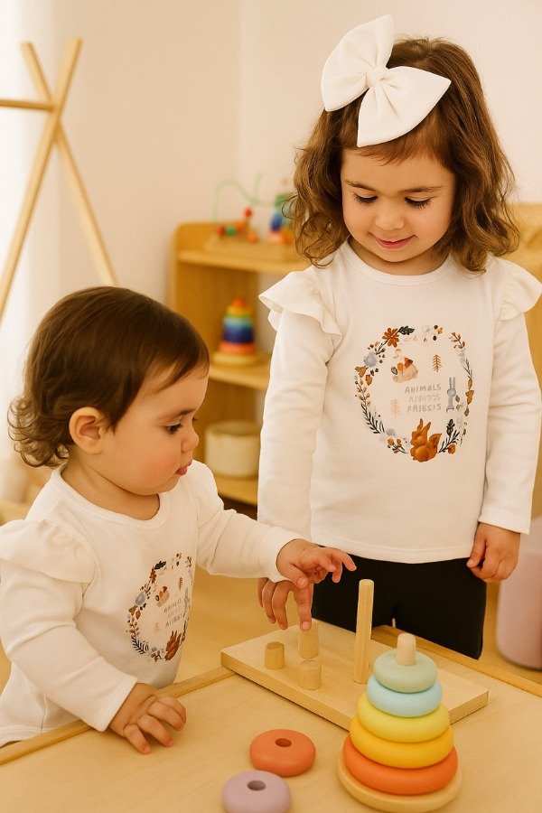 Producto - Body/Camiseta Animalitos del bosque