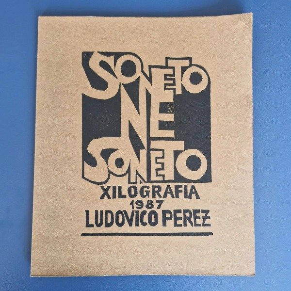 Producto - Pérez, Ludovico - Soneto ne soneto, carpeta con 8 xilografías, 1987 - 0
