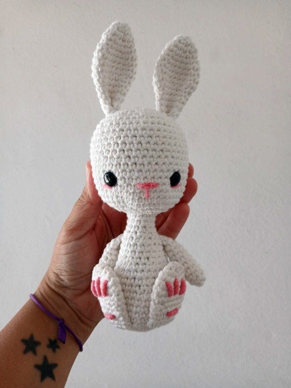 Producto - Coneja / Conejo Pascuas - Amigurumi - Tejido a Crochet
