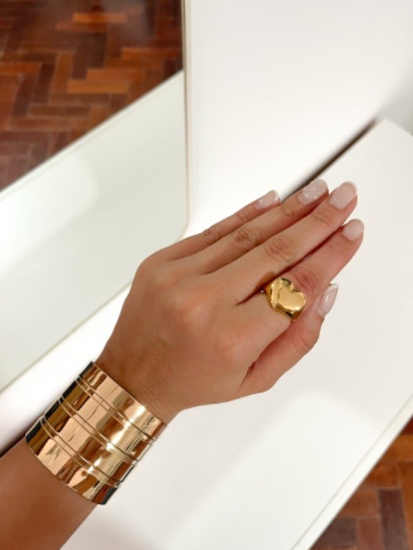 Producto - Anillo MINI HEART dorado