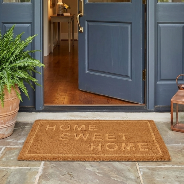Producto - FELPUDO INDIA COCO GRABADO HOME SWEET HOME 40X60 - ART 0110