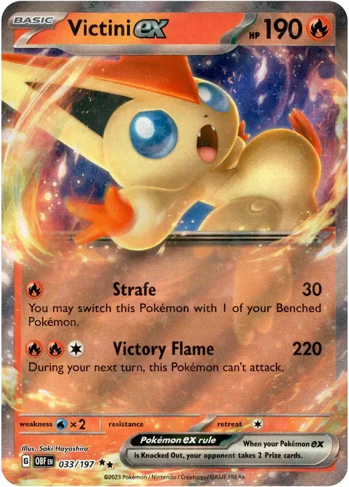 Producto - Victini ex - 033/197 - Obsidian Flames - Holo