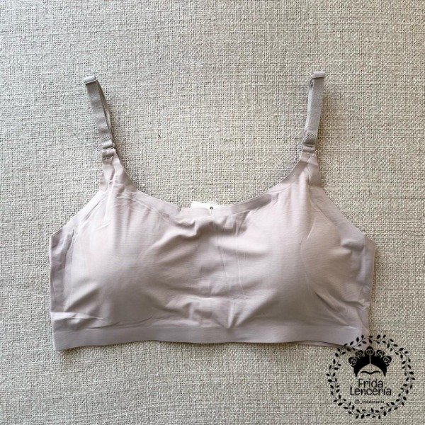 Producto - Top segunda piel c/ broche Marron