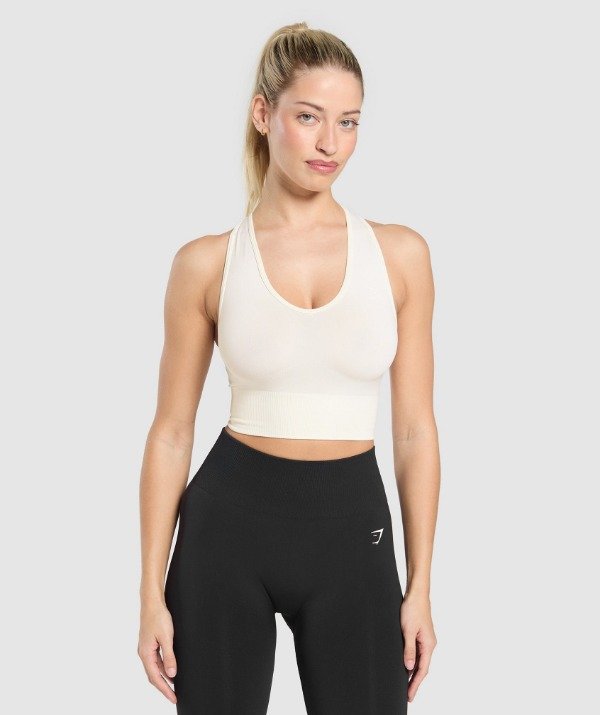 Producto - Everyday Seamless Crop Tank Soft White