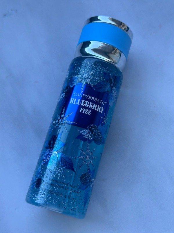 Producto - BODY SPLASH CON GLITTER - BLUEBERRY FIZ - CANDYBREATH