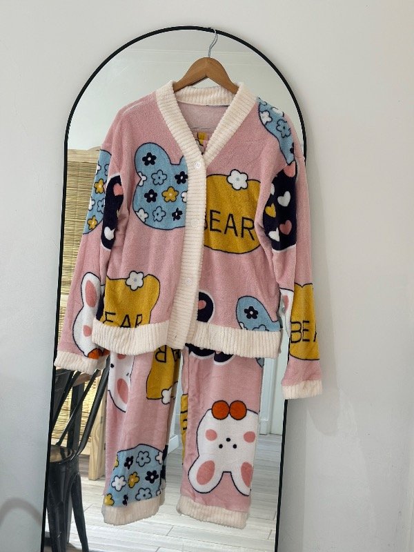 Producto - CONJUNTO CAMISERO ROSA ESTAMPADO