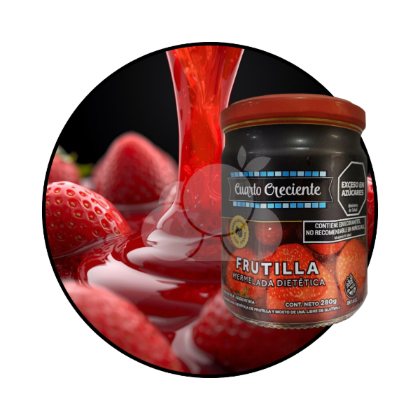 Producto - Mermelada Dietética de Frutilla "Cuarto Creciente" (x 280gr.)