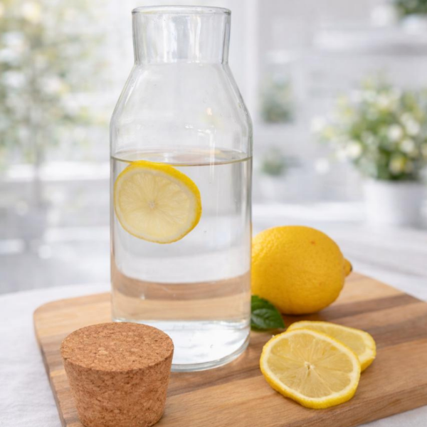 Producto - Botella de Vidrio - Tapón de Corcho