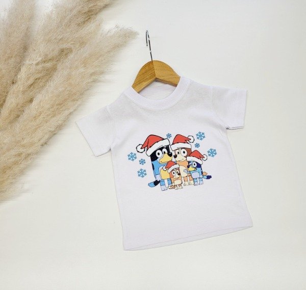 Producto - Remera navideña bluey
