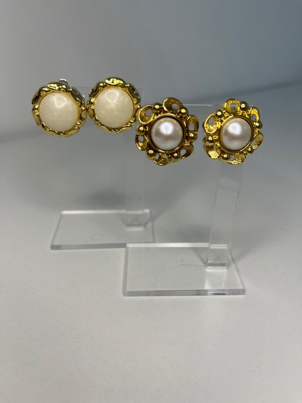 Producto - Aros clips perla
