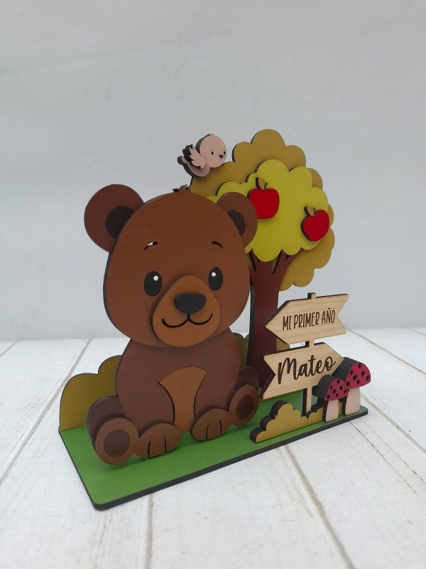 Producto - CENTROS DE MESA ANIMALES DEL BOSQUE - 1