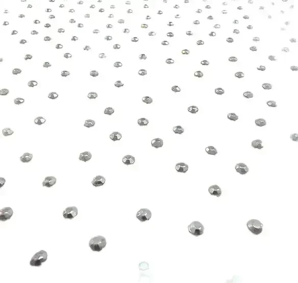 Producto - PLANCHA DE TACHAS STRASS TERMOADHESIVO PLATEADO