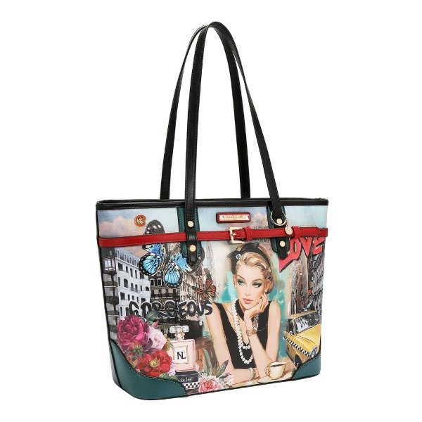 Producto - Set  Nicole Lee de 5 piezas Cartera, Bandolera Billetera Mini Neceser y Llavero - 2