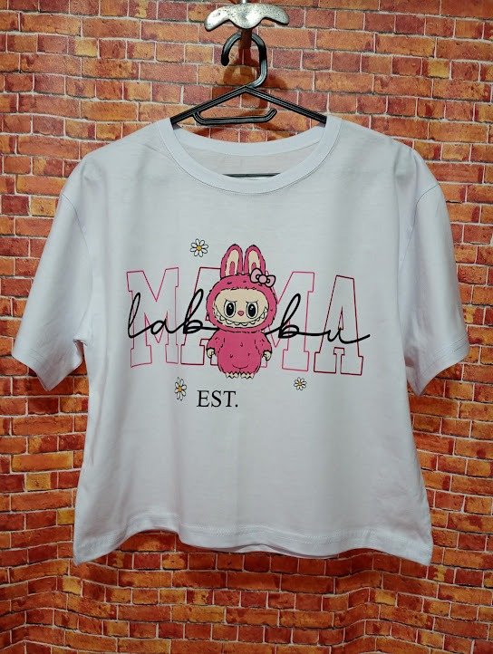 Producto - CROP TOP OVERSIZE TALLES UNICOS-Diseños varios Estampados DTF - 3