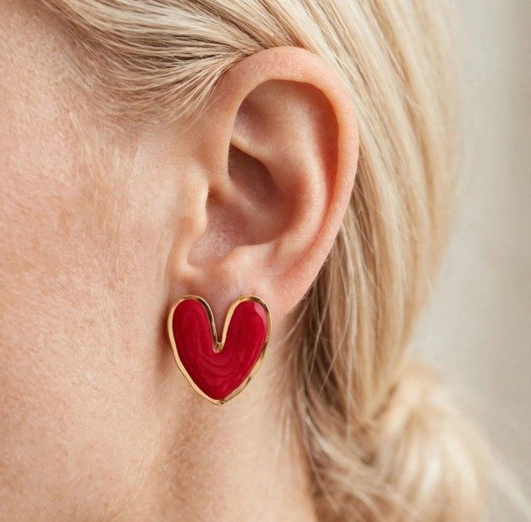 Producto - Aros Corazón chunky - 1