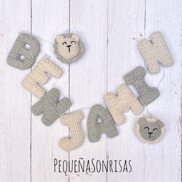 Producto - Cartel de 8 Letras con 4 adornos - 0