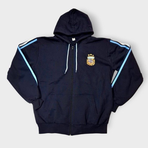 Producto - Campera con friza Adulto Argentina Azul marino Talle XL