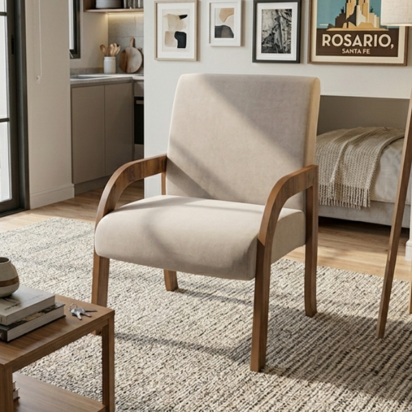 Producto - Poltrona PARIS (Miel/Lino)