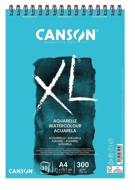 Producto - BLOCK CANSON XL AQUARELLE A4 300 GR X 30 HJ