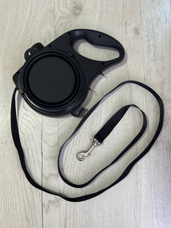 Producto - CORREA PARA PERRO 3 EN 1 - CON BEBEDERO Y PORTA BOLSA