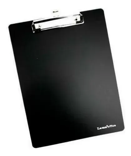 Producto - Portablock A4 c/clip Lama Negro - 1