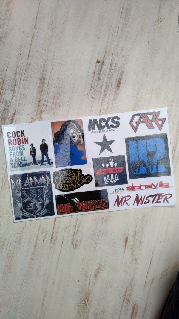 Producto - UV Medianas 16x28cm Música #1