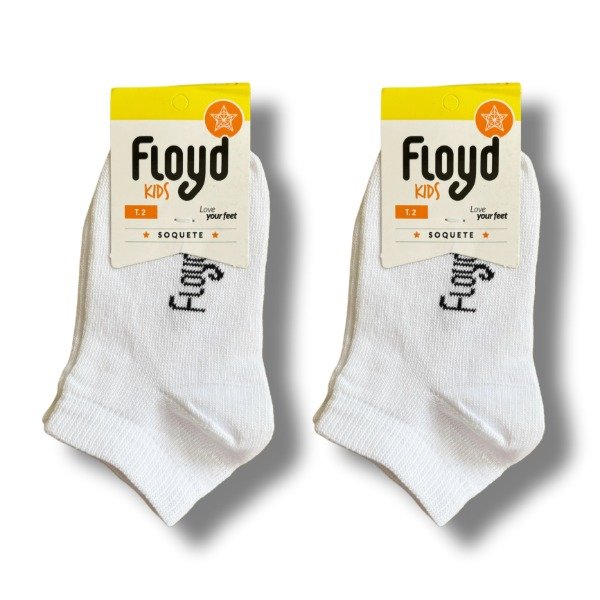 Producto - Soquetes Colegial Floyd Blanco