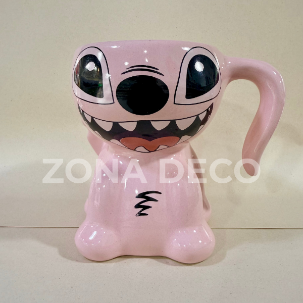 Producto - Taza Angel (stitch rosa)