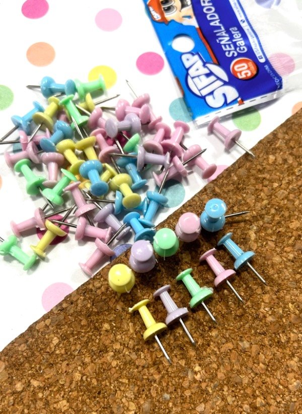 Producto - Chinches galera Sifap Pastel o Neon x 50