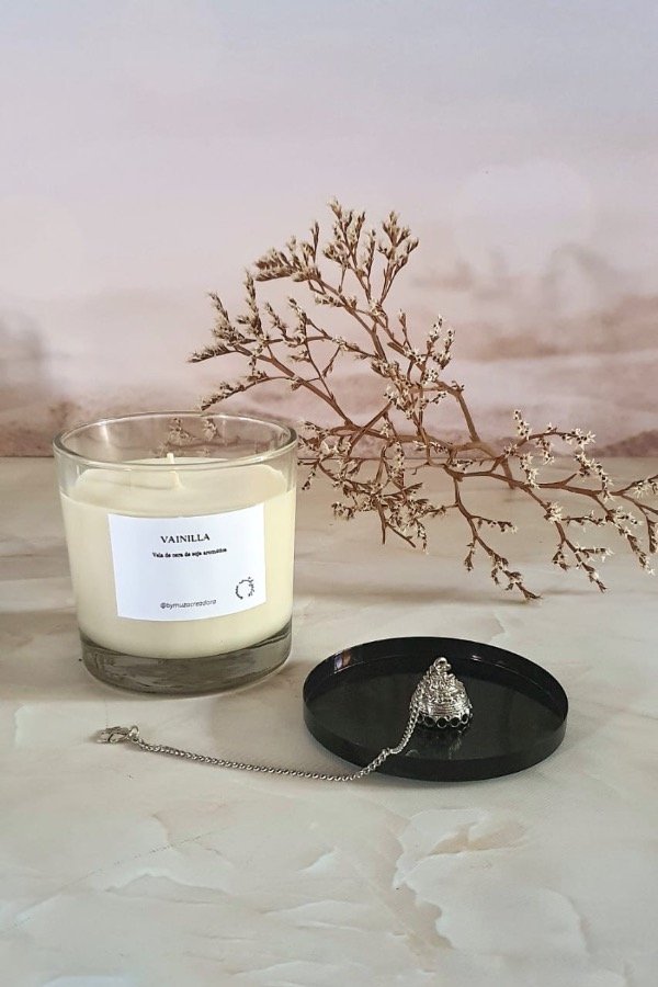 Producto - vela Rebeca + apagavelas