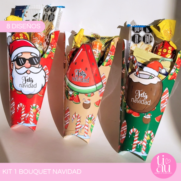 Producto - KIT 1 BOUQUET NAVIDAD